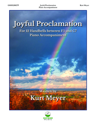 Joyful Proclamation (piano accompaniment to 12 handbell version)