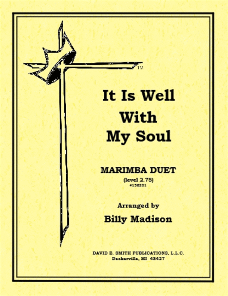 It Is Well With My Soul Marimba scores gallery preview page 1