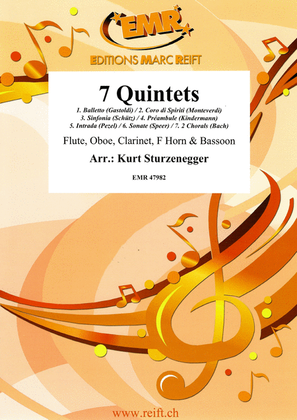 Book cover for 7 Quintets