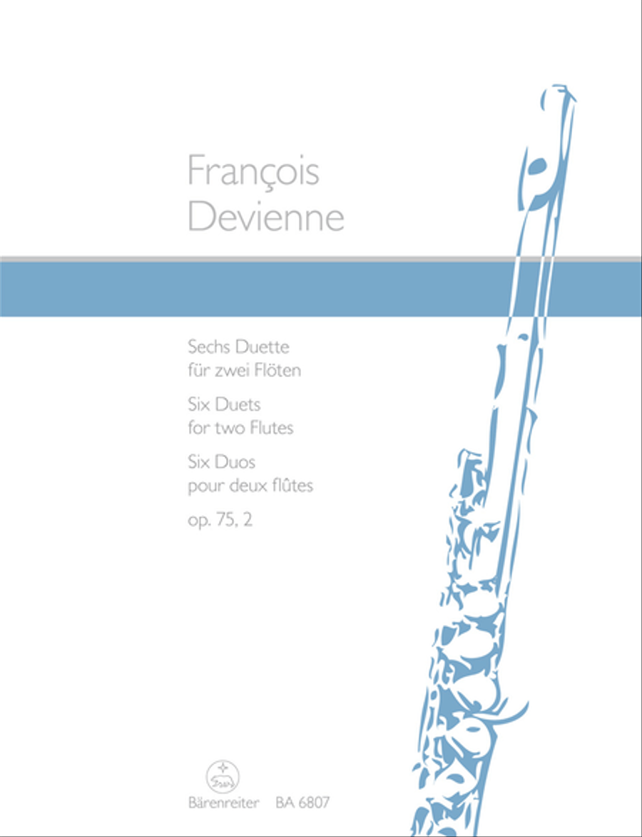 Six Duets for two Flutes op. 75/2 Flute Duet scores gallery preview page 1