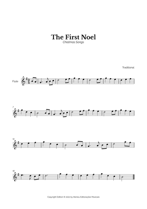 Book cover for The First Noel for Easy Flute Solo