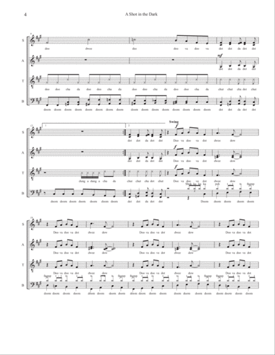 Shot In The Dark 4-Part scores gallery preview page 4
