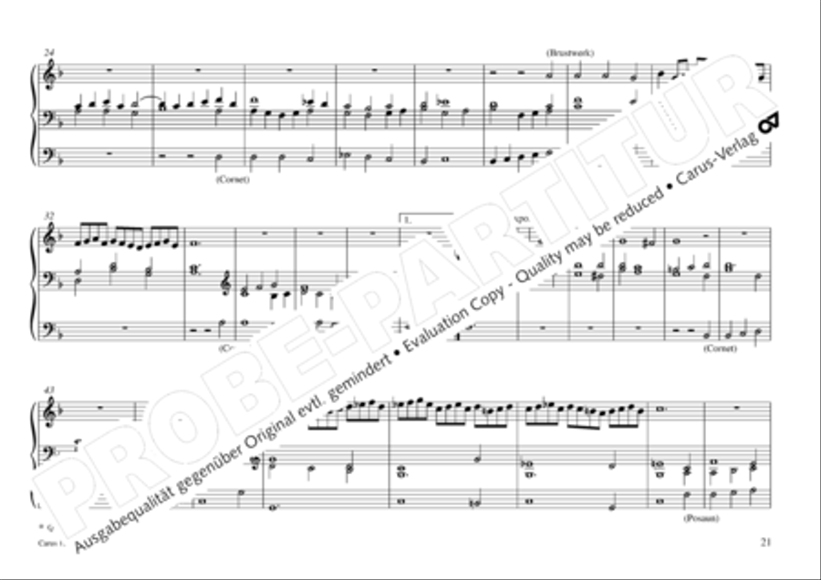 Organ music of the Hasse family Organ Solo scores gallery preview page 22