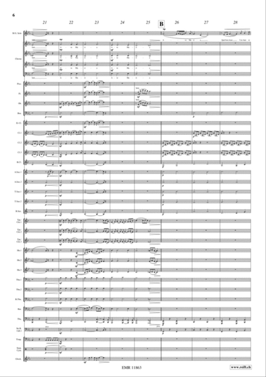 Ave Maria Ave Maria 4-Part scores gallery preview page 6