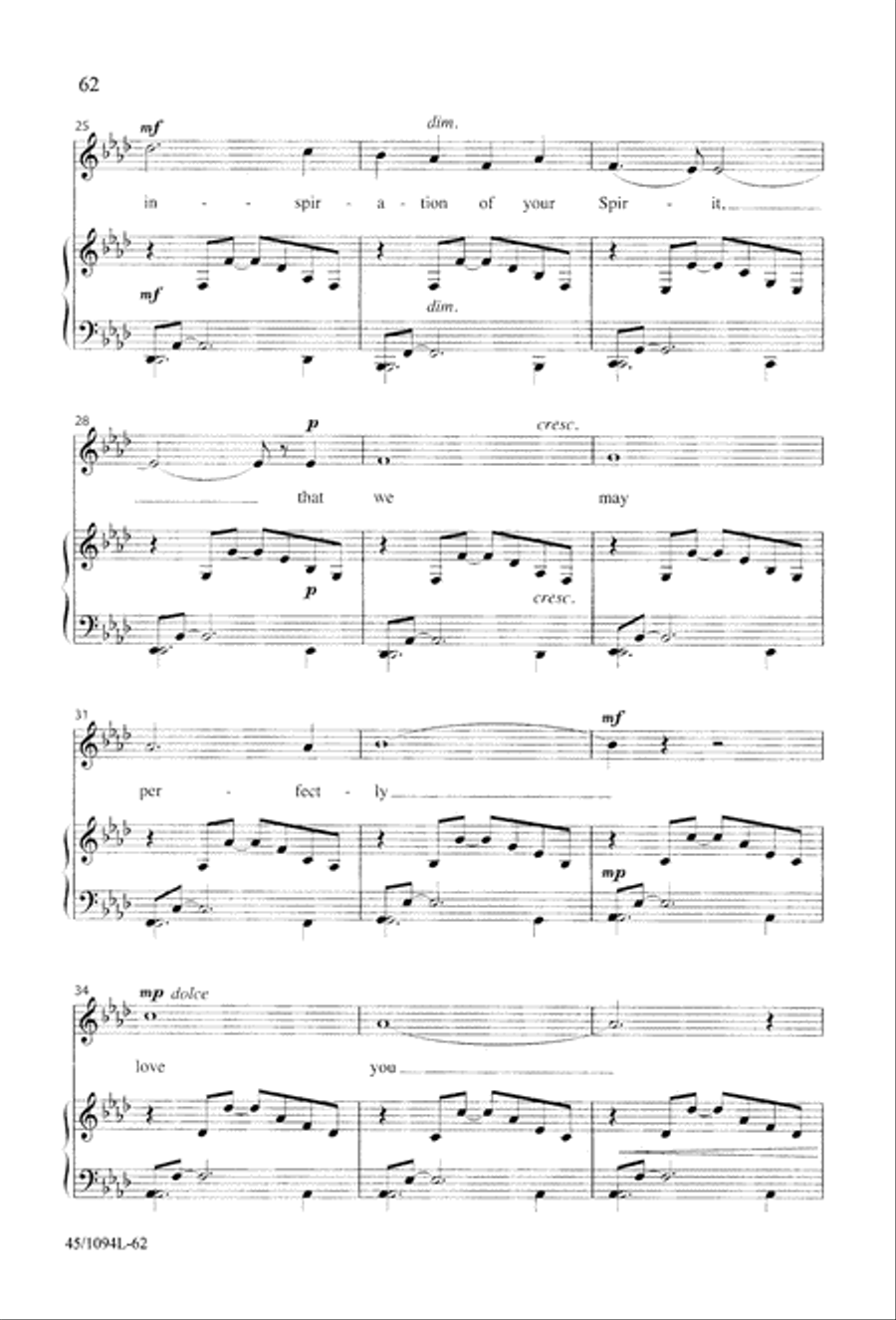 10 Anthems for about 10 Singers Unison Choir scores gallery preview page 63