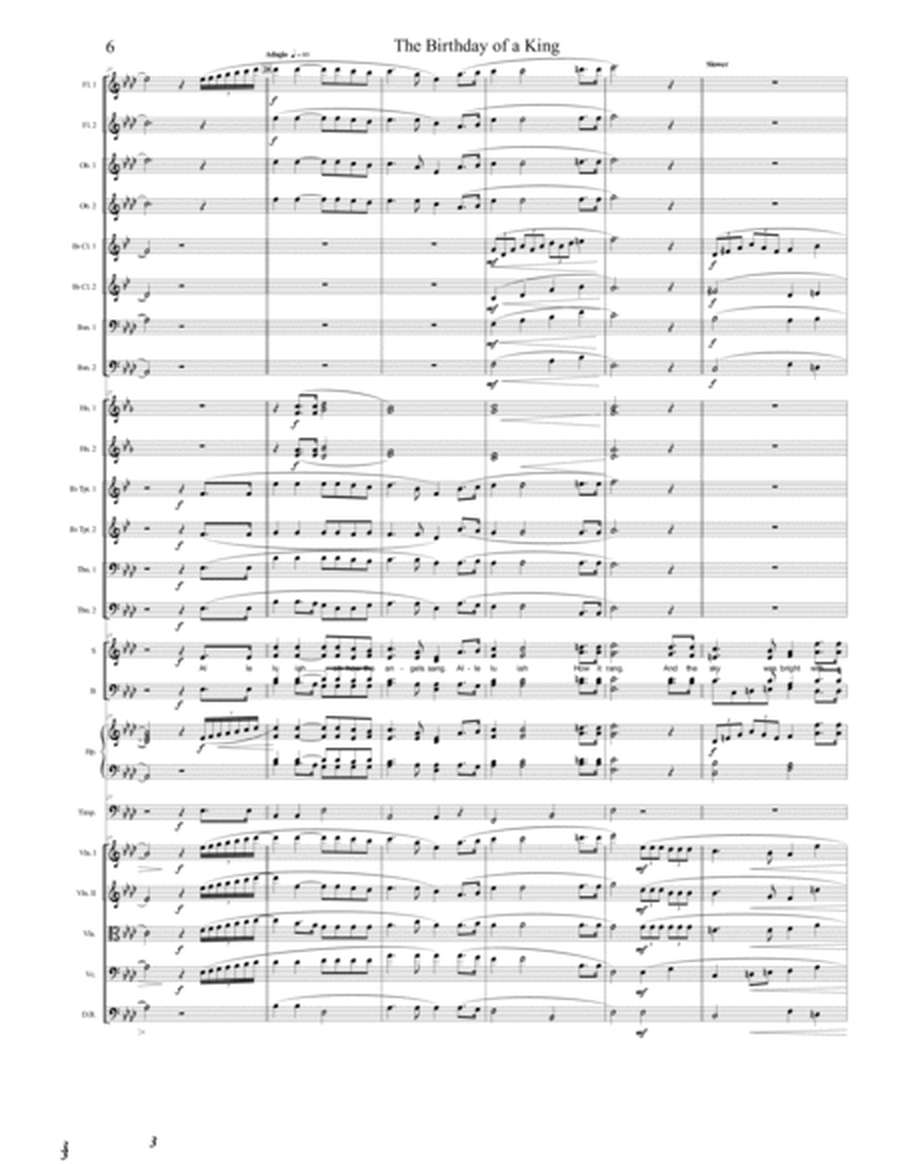 Birthday of a King - Solo voice with SATB Chorus & Orchestra
