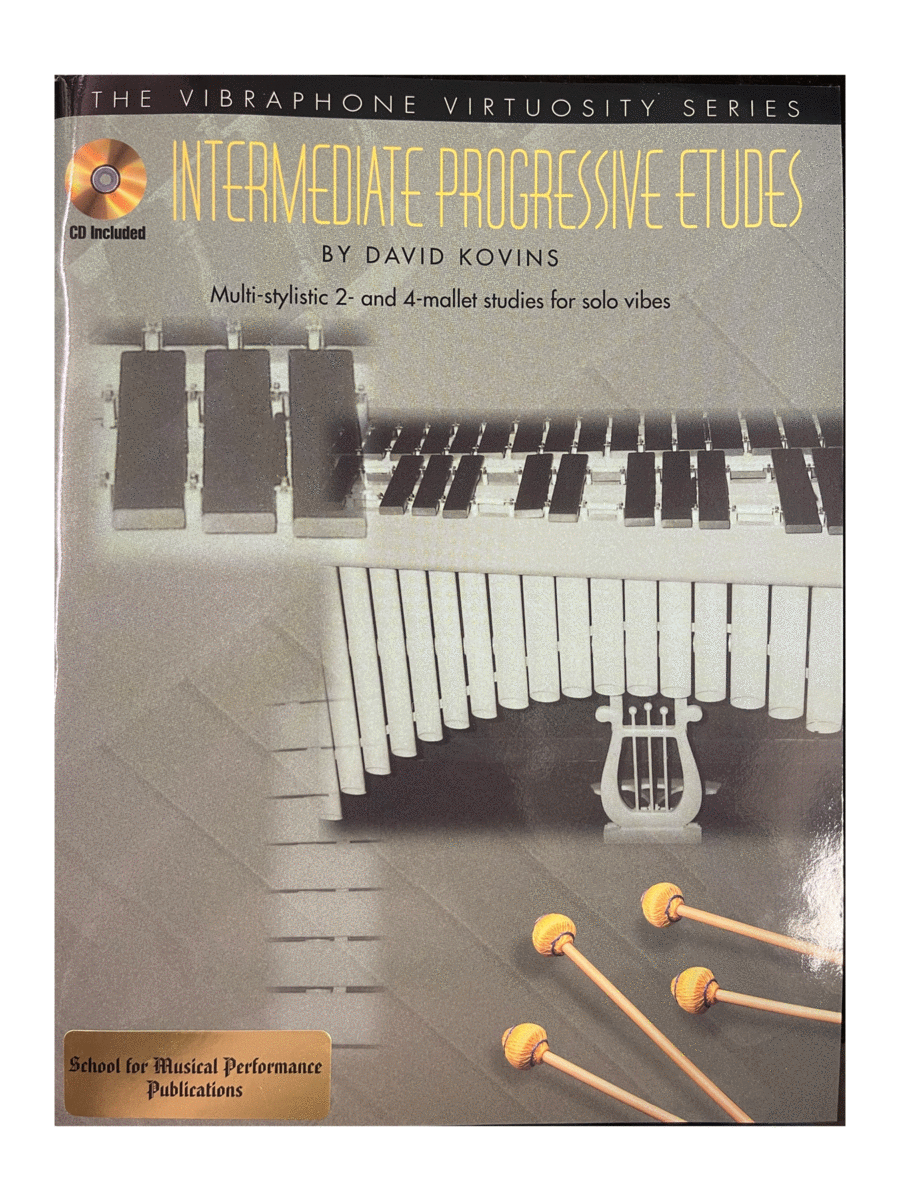 Intermediate Progressive Etudes - Vibraphone Method Book for 2 and 4 Mallets (Learn to Improvise) Percussion scores gallery preview page 1