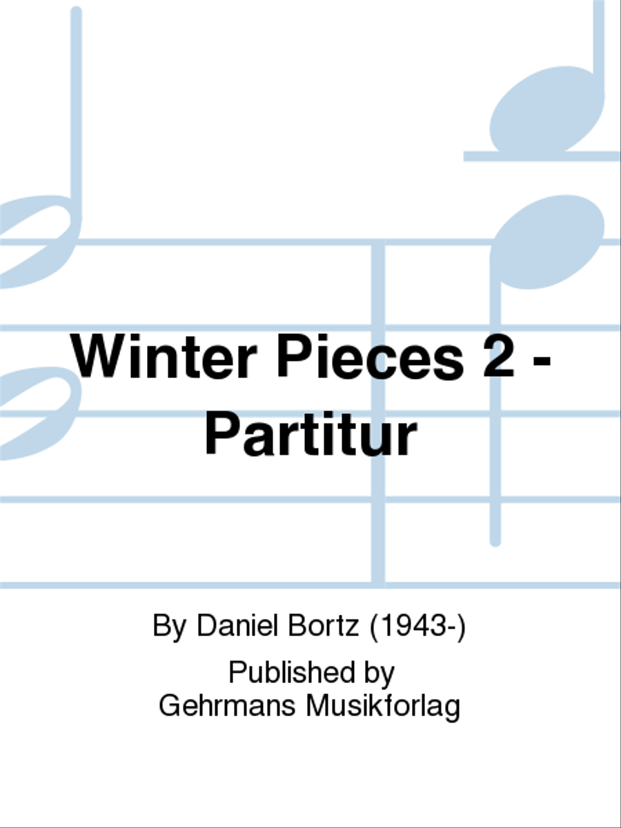 Winter Pieces 2 - Partitur Woodwind Quintet scores gallery preview page 1