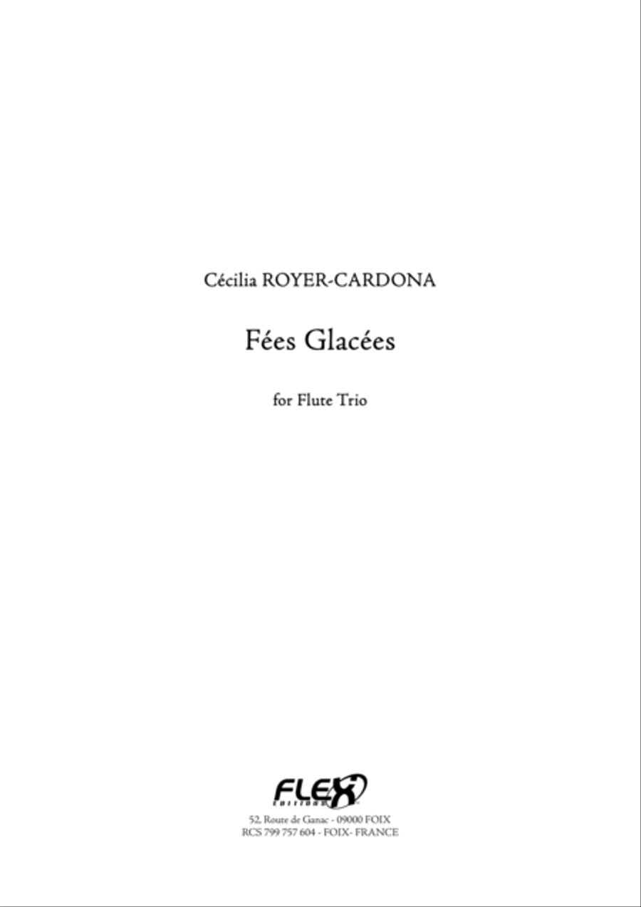 Fees Glacees Flute Trio scores gallery preview page 1