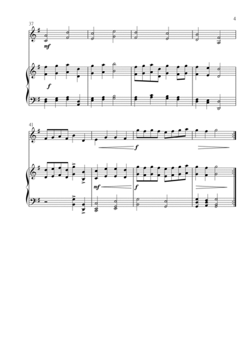 Christ the Lord is Risen Today (Jesus Christ is Risen Today) for Violin and Piano in G major. Interm image number null