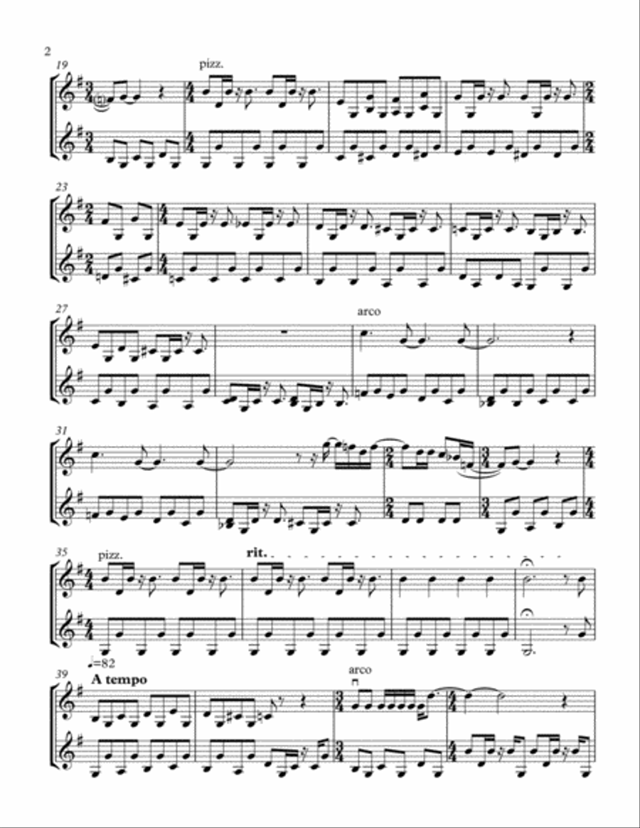 Blackbird Blackbird String Duet scores gallery preview page 3