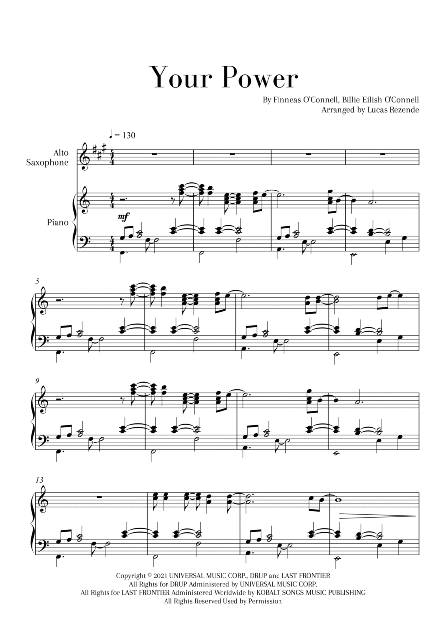 Your Power Small Ensemble scores gallery preview page 1