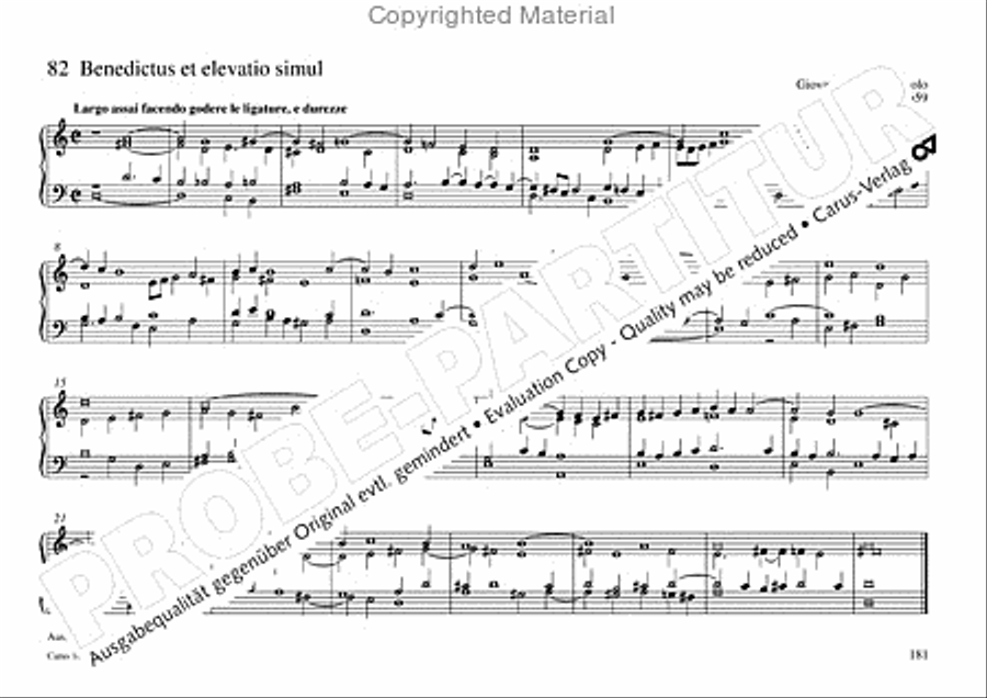 Freiburger Orgelbuch: Stammteil Organ Solo scores gallery preview page 182