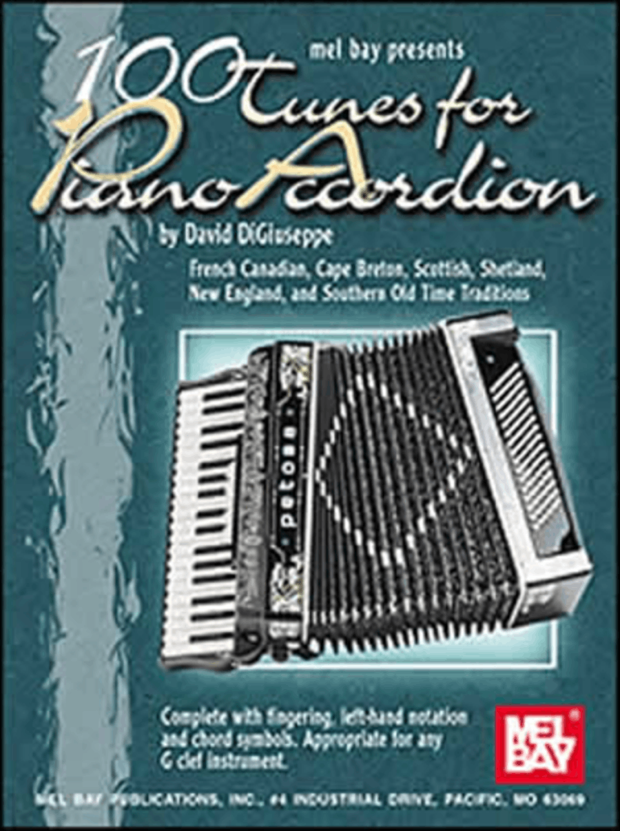 100 Tunes for Piano Accordion Accordion scores gallery preview page 1