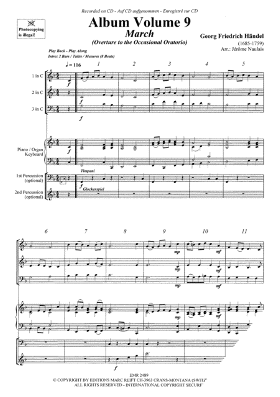 Album Volume 9 Brass Trio scores gallery preview page 3