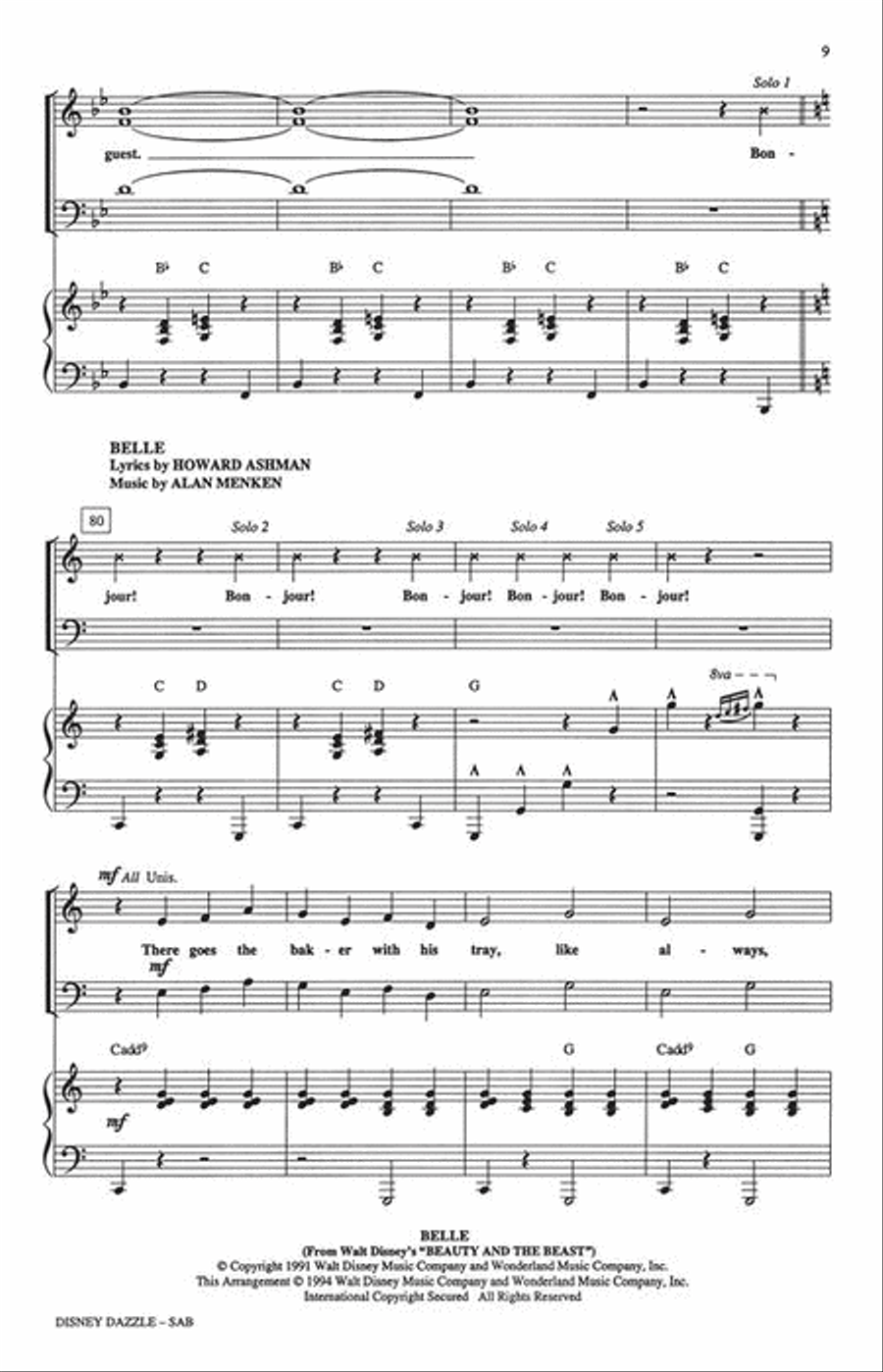 Disney Dazzle! (Medley) Disney Dazzle! (Medley) 3-Part scores gallery preview page 4