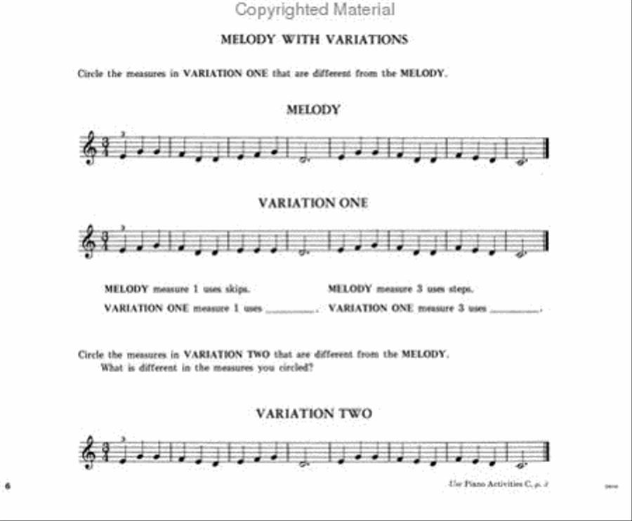 Music Pathways - Piano Discoveries C Piano Method scores gallery preview page 3