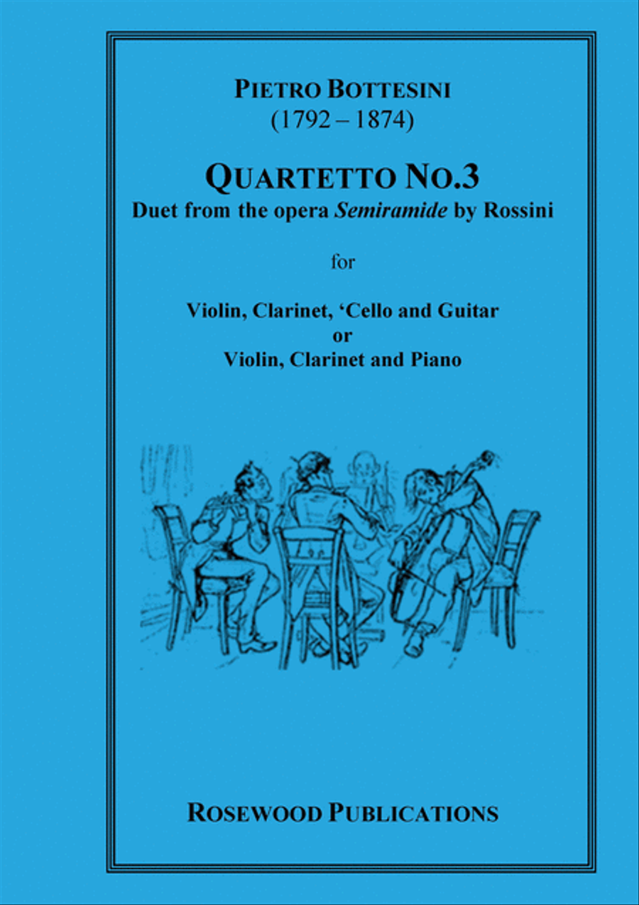 Quartet No. 3 Clarinet scores gallery preview page 1