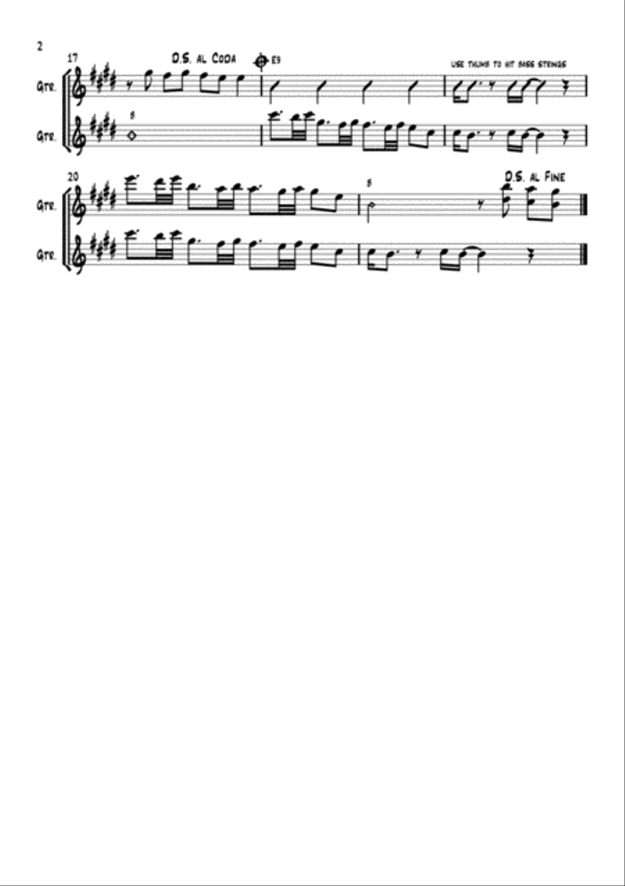 Young, Dumb And Broke Guitar scores gallery preview page 2