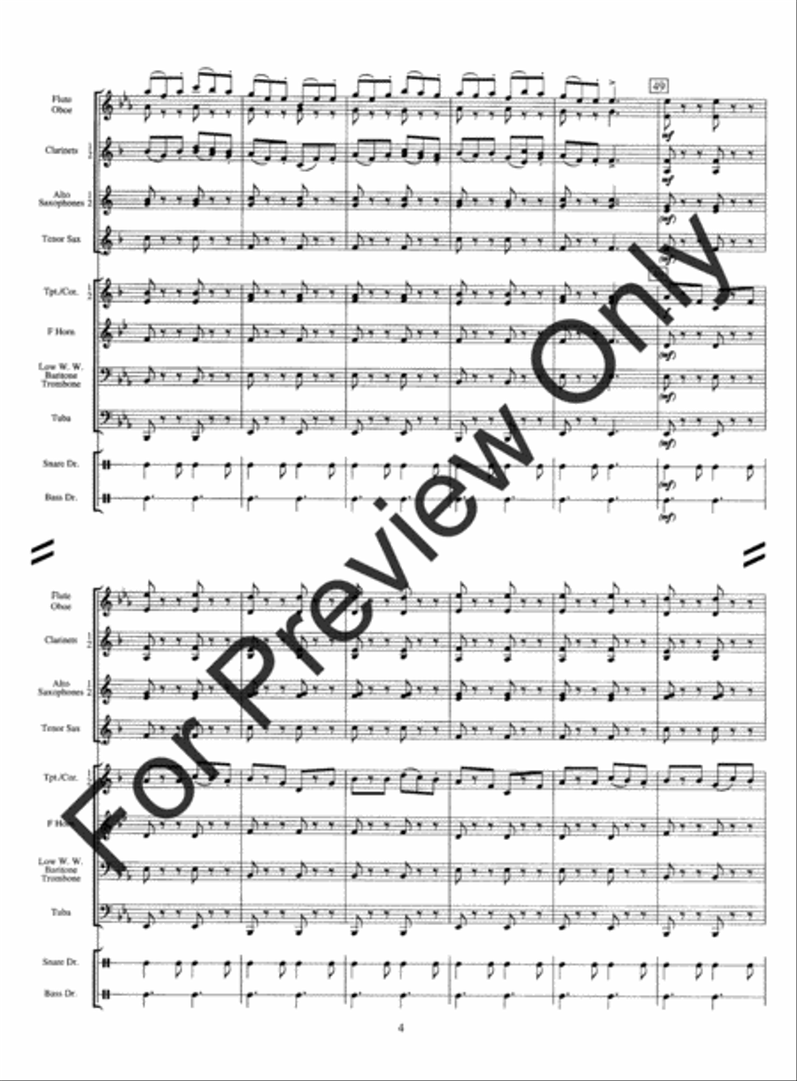 Two Irish Favorites Concert Band scores gallery preview page 7