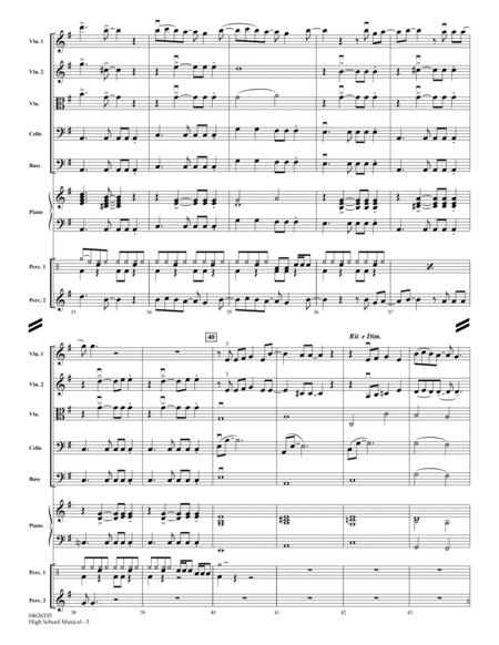 High School Musical - Full Score