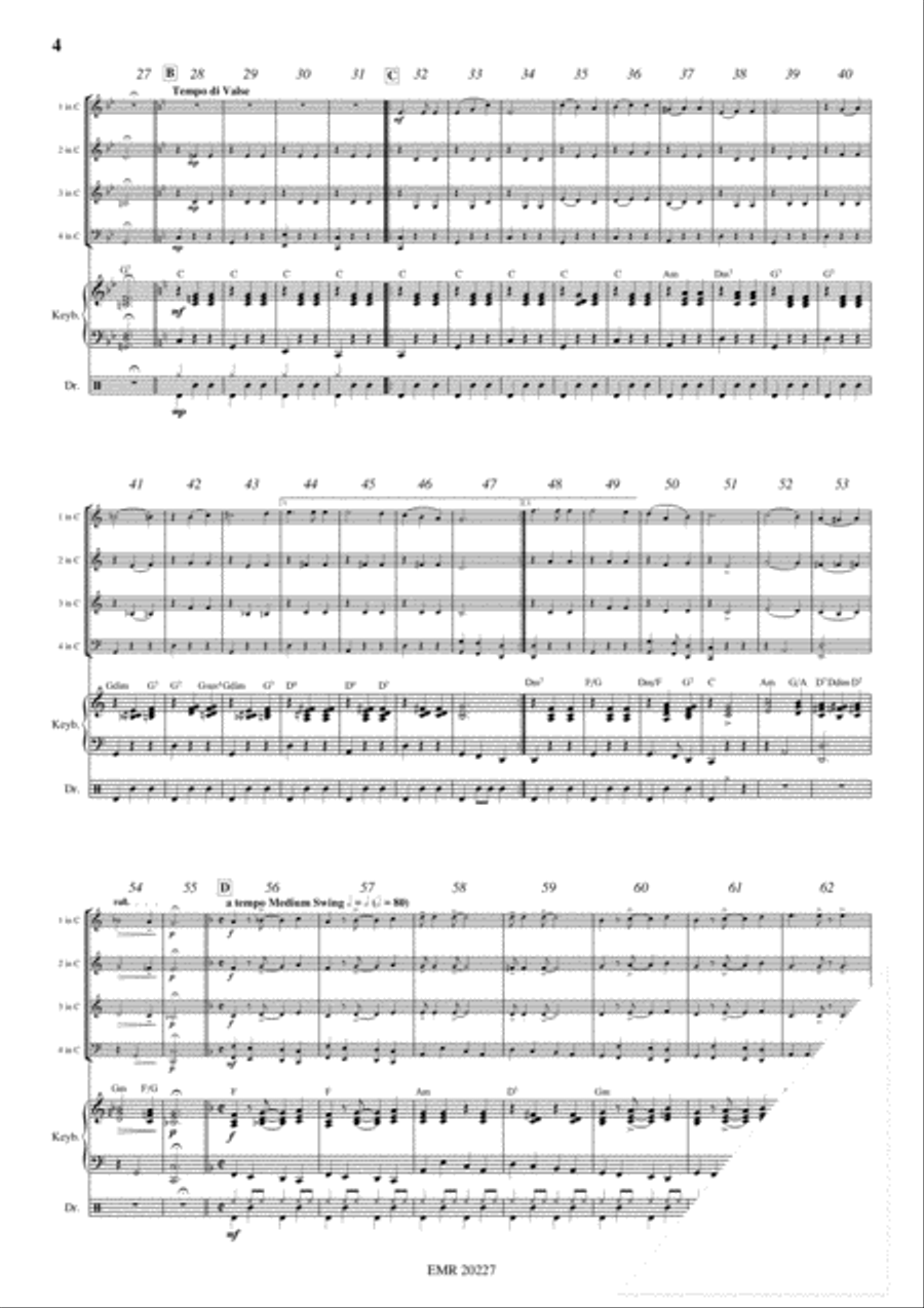 Movie Sequences Woodwind Quartet scores gallery preview page 4
