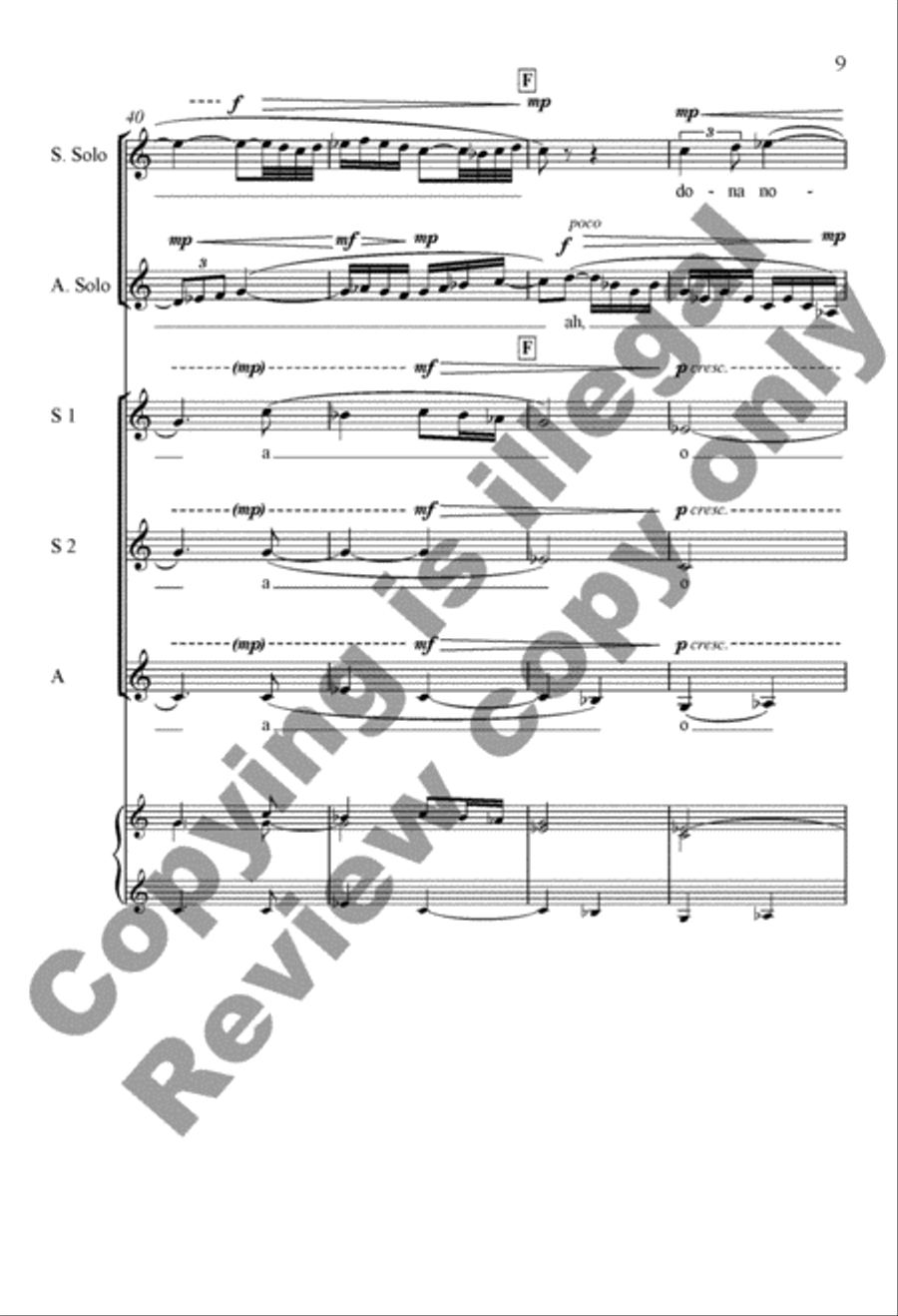 Dona nobis pacem SSA scores gallery preview page 28