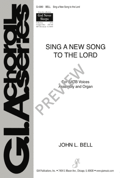 Sing A New Song to the Lord image number null