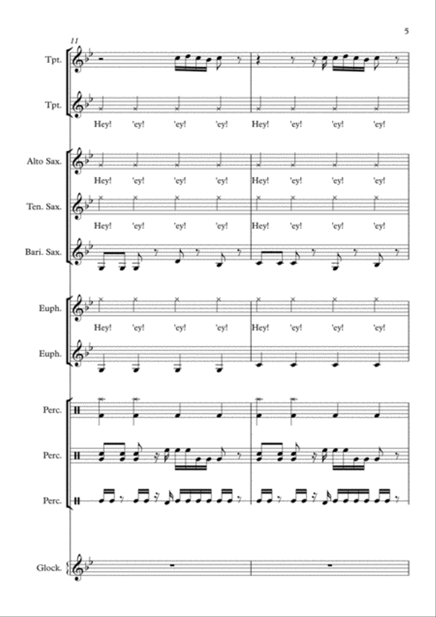 Rasputin Percussion Ensemble scores gallery preview page 5
