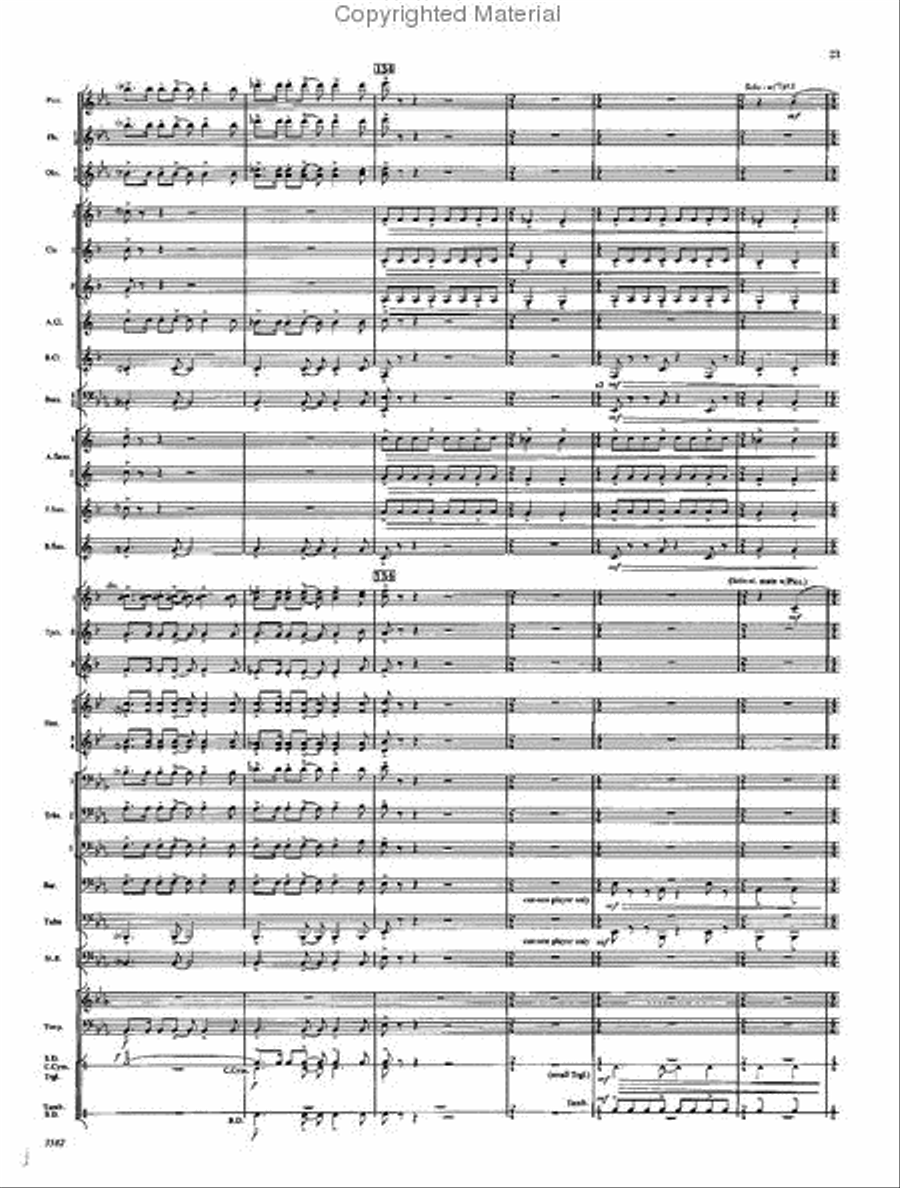Seagate Concert Band scores gallery preview page 23