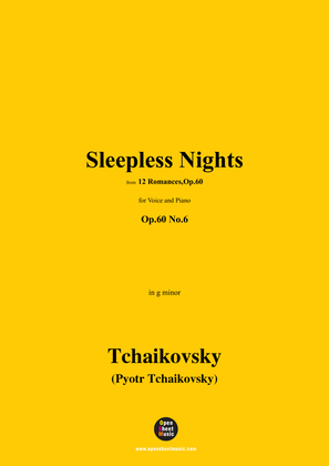 Tchaikovsky-Sleepless Nights,in g minor,Op.60 No.6