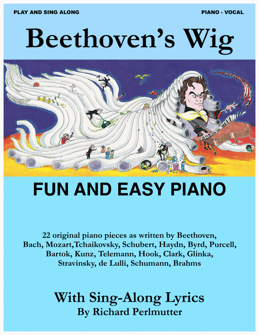 Beethoven's Wig - Fun and Easy Piano Voice scores gallery preview page 1