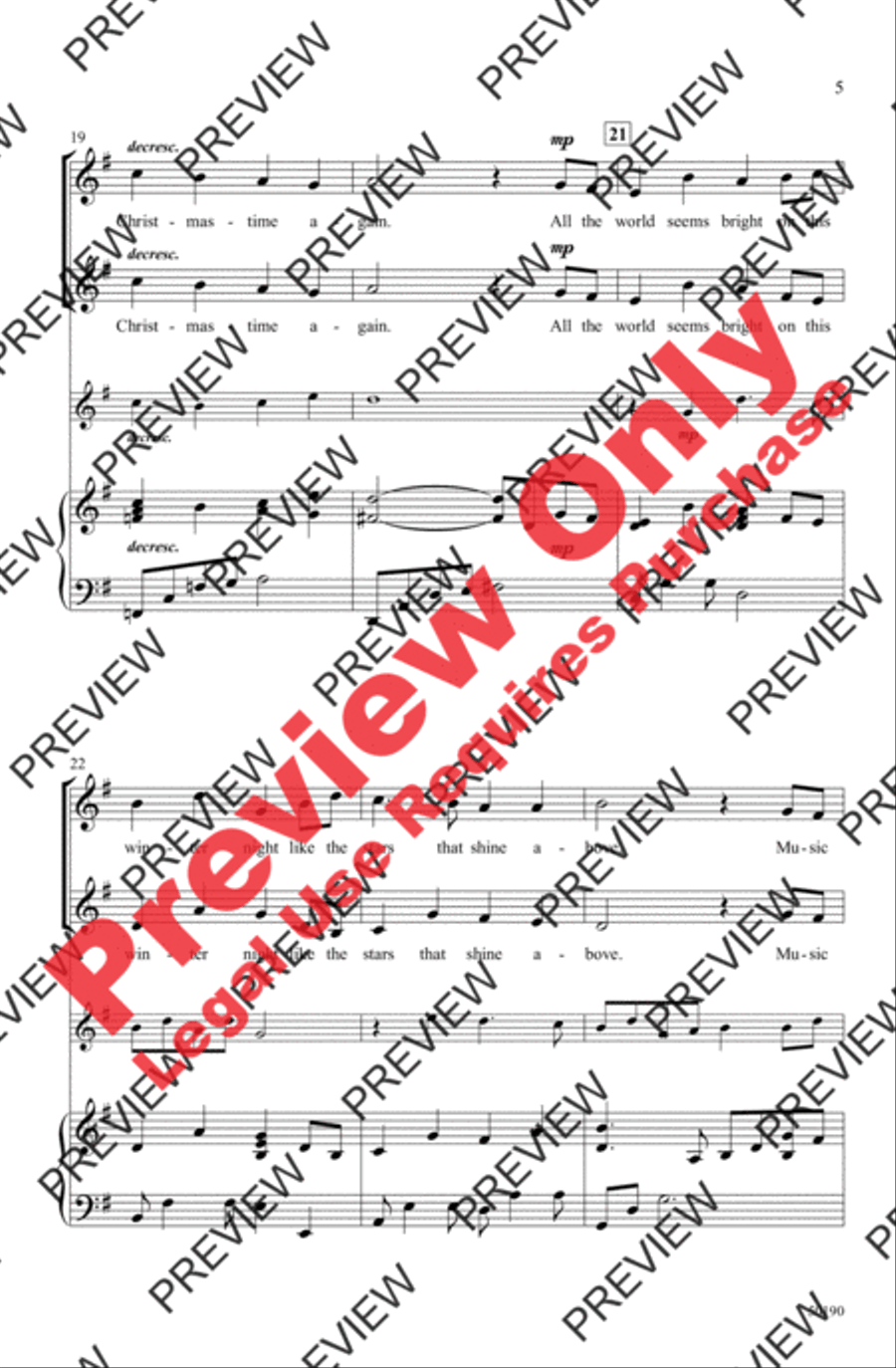 Christmastime Again Christmastime Again 2-Part scores gallery preview page 5