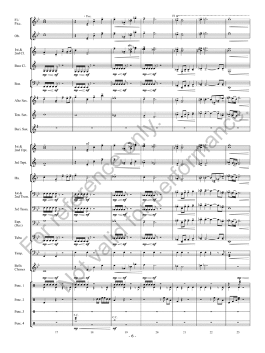 Jubilee 150 Concert Band scores gallery preview page 7