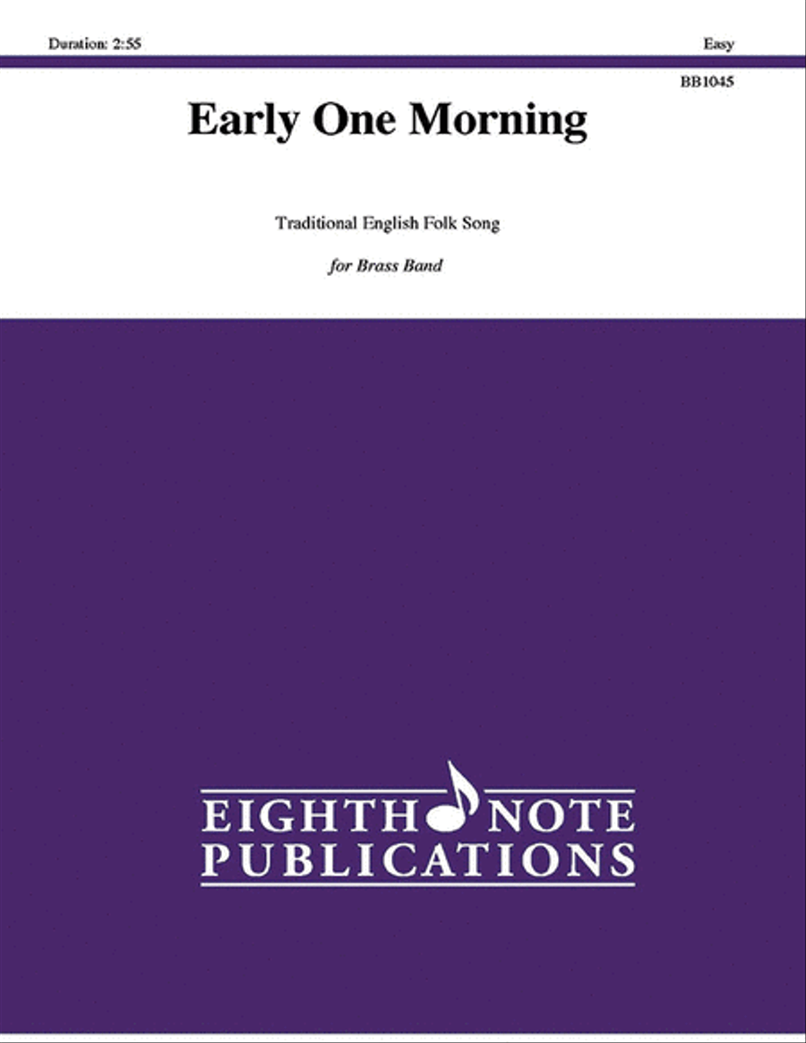 Early One Morning Concert Band scores gallery preview page 1