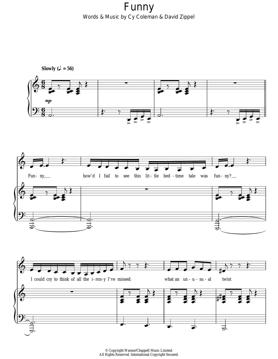 Funny Funny Voice scores gallery preview page 1