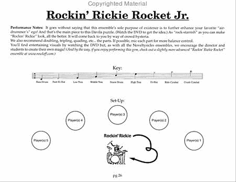 Noveltysicles - 8 Novelty Ensembles for 6 Young Percussionists Percussion Ensemble scores gallery preview page 8