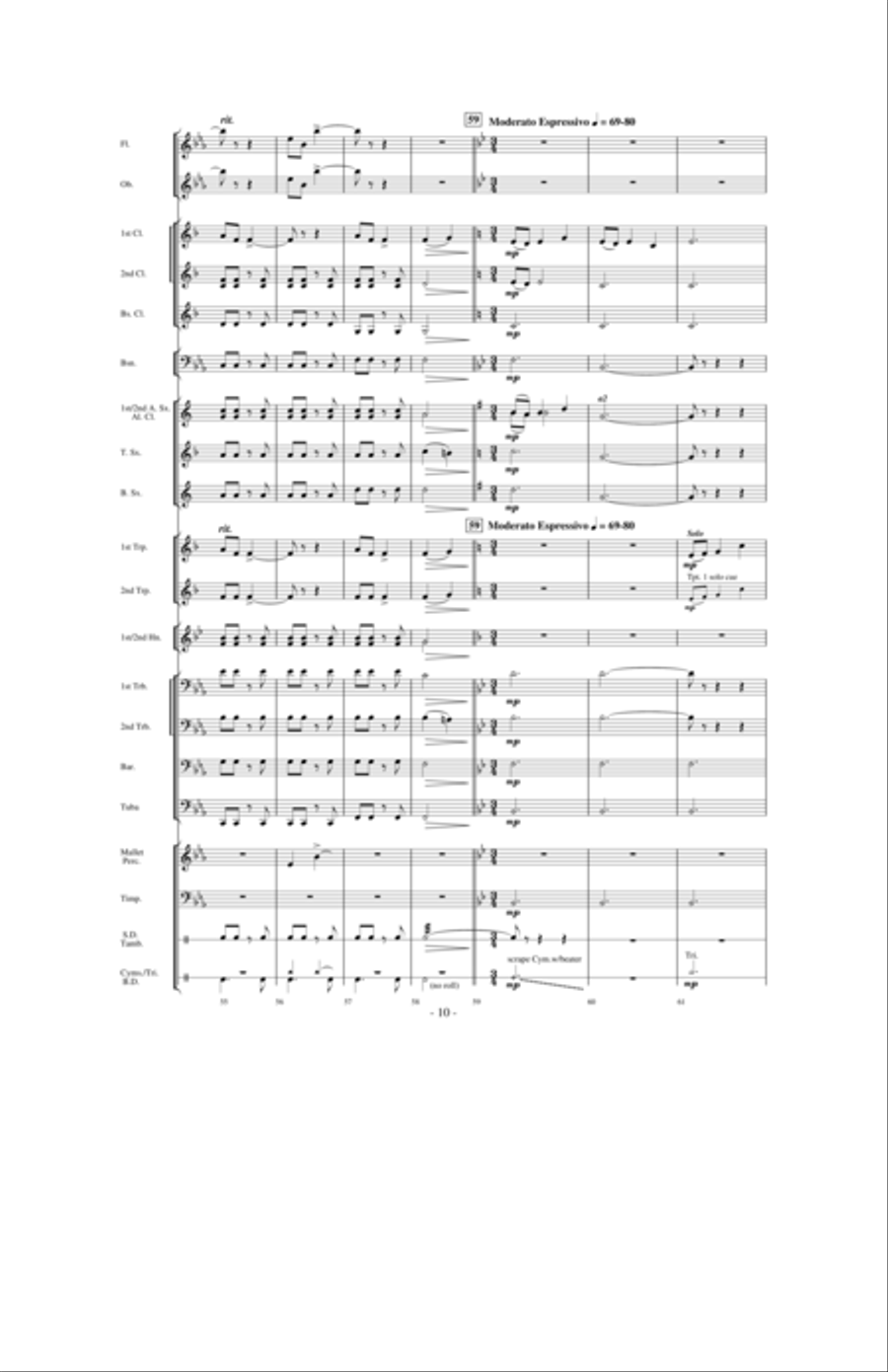 Aspen Overture Concert Band scores gallery preview page 9