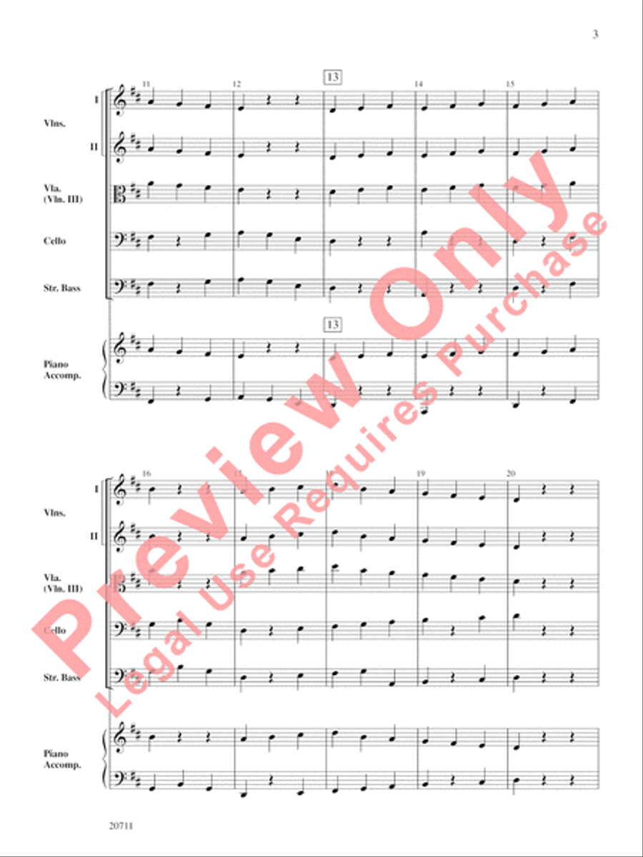 Scaling Mount Pizzicato String Orchestra scores gallery preview page 4