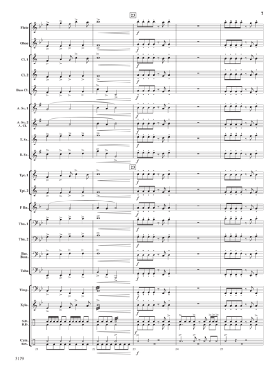 American Journey Concert Band scores gallery preview page 6