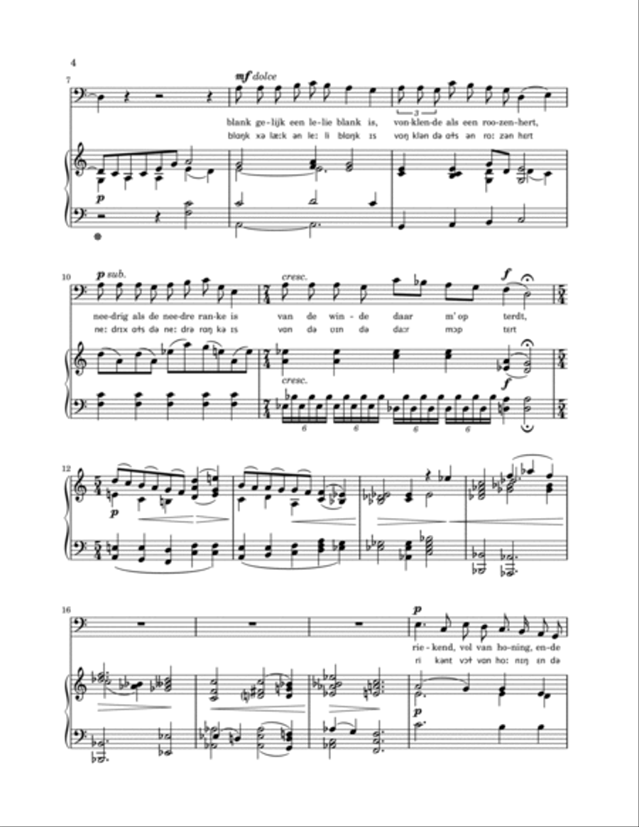 Churchyard Flowers Churchyard Flowers Baritone Horn TC scores gallery preview page 4