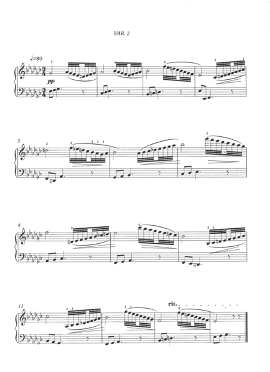 SUNSET SUNSET Piano Solo scores gallery preview page 4