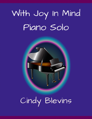 Book cover for With Joy In Mind, original piano solo
