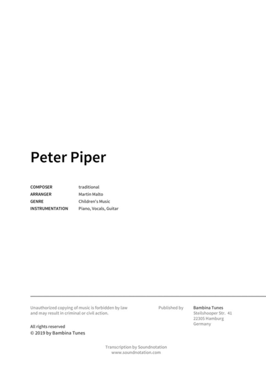 Peter Piper image number null