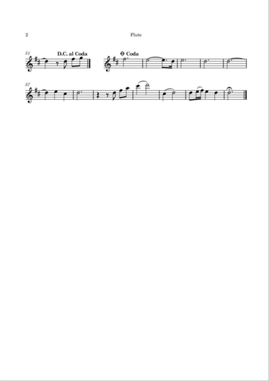 Cavatina Flute scores gallery preview page 5