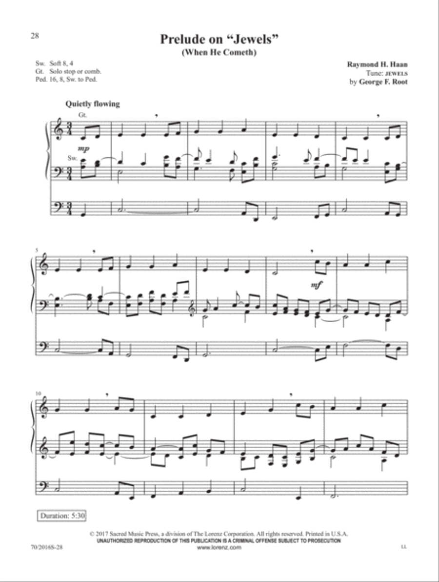 Preludes and Meditations Preludes and Meditations Organ Solo scores gallery preview page 13