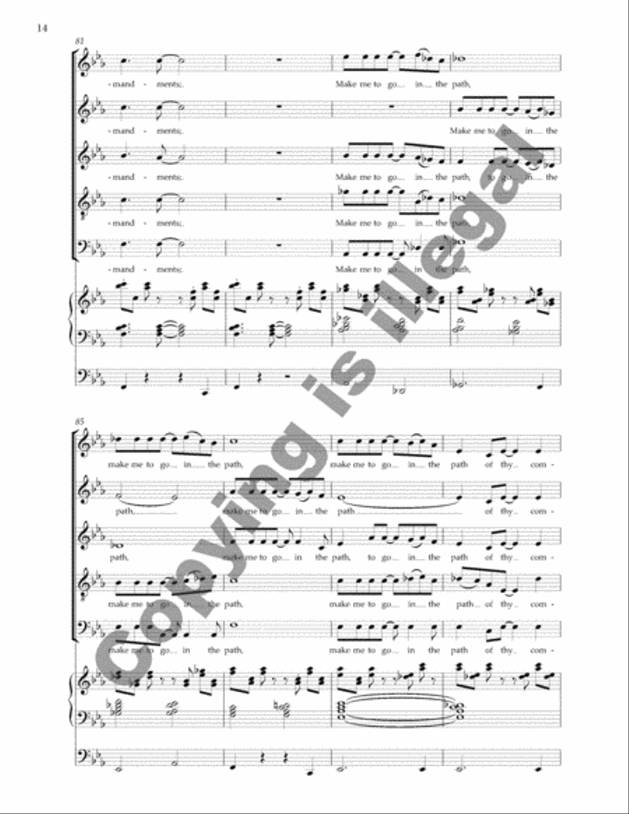 Open thou mine eyes Open thou mine eyes SSATB scores gallery preview page 12