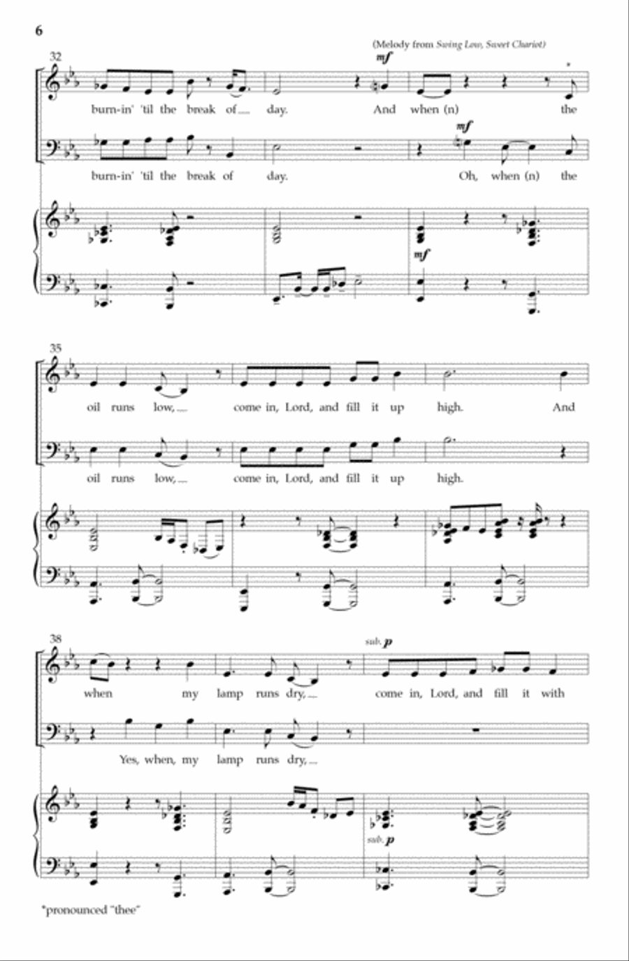 Give Me Oil in My Lamp 3-Part scores gallery preview page 5