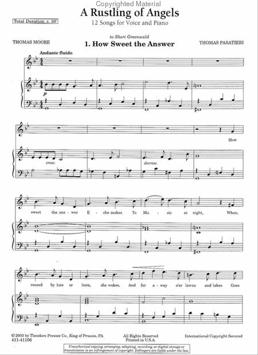 A Rustling of Angels Chamber Music scores gallery preview page 2