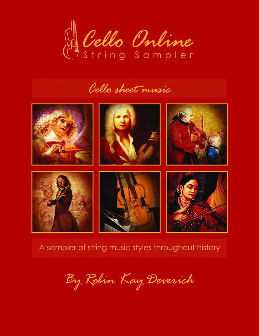 Cello and Piano String Sampler Sheet Music Piano scores gallery preview page 1